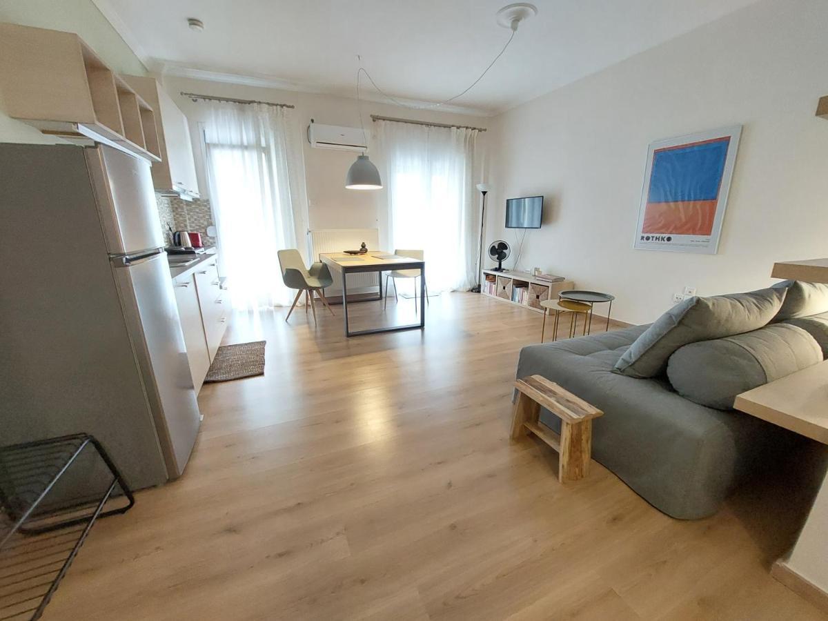 Cholargos Metro Station 2 Persons Cozy Studio. Apartment Athena Bagian luar foto