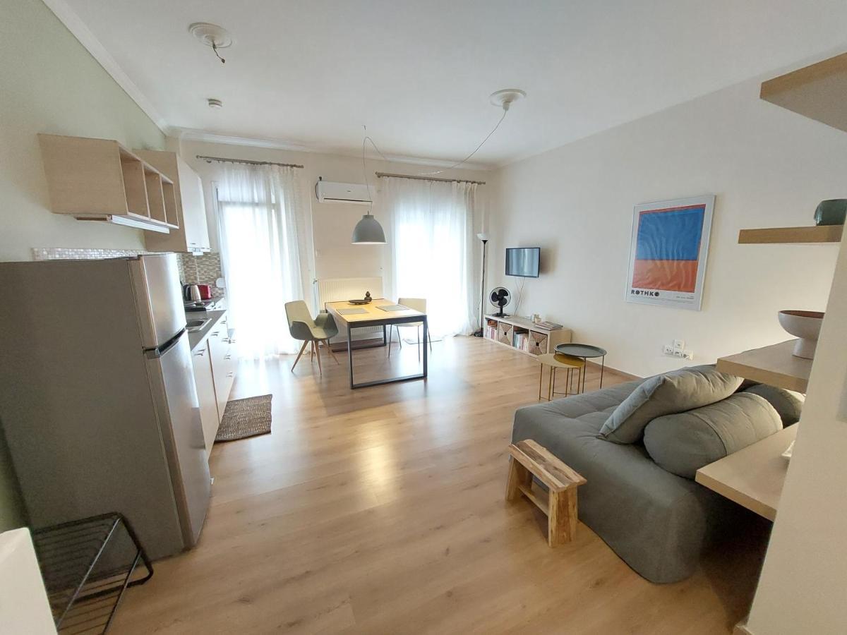Cholargos Metro Station 2 Persons Cozy Studio. Apartment Athena Bagian luar foto