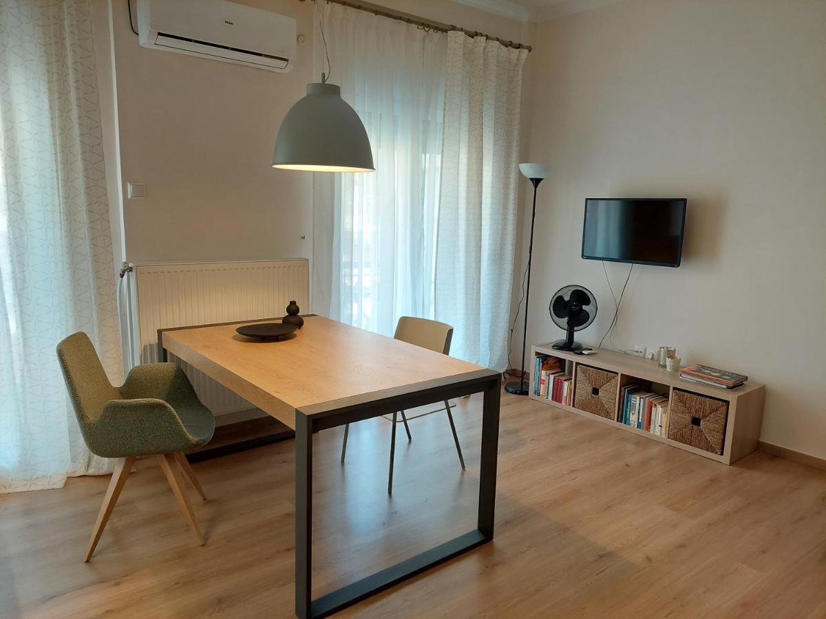 Cholargos Metro Station 2 Persons Cozy Studio. Apartment Athena Bagian luar foto